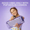 Logitech POP MECHANICAL KEYBOARD WITH CUSTOM EMOJI KEYS, USB, BLUETOOTH COSMOS - Brand New