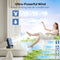 BAIWU PORTABLE MISTING FAN WITH RGB LIGHT, RECHARGEABLE BATTERY, TIMER, HOOK - Like New