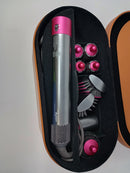 DYSON AIRWRAP STYLER WITH 3 ATTACHMENTS - FUCHSIA/IRON - Like New