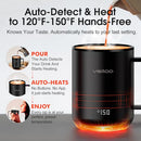 VSITOO TEMPERATURE CONTROL SMART MUG WITH MUG WARMER, ESPRESSO , 12OZ - BLACK - Like New