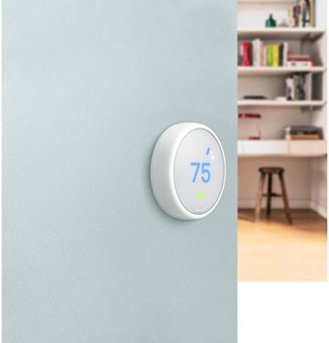 Google Nest Programmable Smart Thermostat E 3rd Gen T4000ES - White Like New