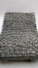 Furhaven Orthopedic Dog Bed, Dogs Up to 35 lbs - Faux Fur Suede Medium - Gray - Brand New