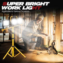DNTGR 22000 Lumen Work Lights with Stand, 3 Adjustable Head LED Work Light - Like New