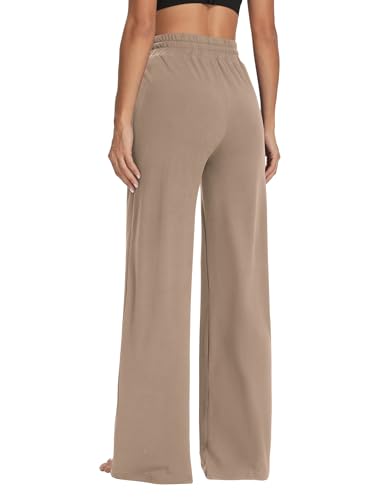 Sarin Mathews Womens Yoga Sweatpants Wide Leg High Waisted Lounge Pajamas Pants - Brand New