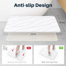 CLOSEFRIEND DIATOMACEOUS EARTH STONE BATH MAT SUPER ABSORBENT - WHITE - Brand New