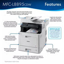 For Parts: Brother Printer Laser All-in-One duplex Print MFC-L8895CDW PHYSICAL DAMAGE