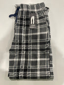 YUNA PAJAMA PANTS WOMENS MULTI PLAID MICROFLEECE SUPER - XL/XXL - GRAY/WHITE - Brand New