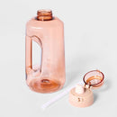 TRITAN 64OZ TRITAN BEVERAGE PLASTIC WATER BOTTLE BLUSH - BLUSH TRANSPARENT PINK - Brand New