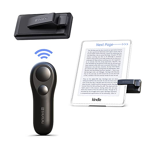 SK SYUKUYU RF REMOTE CONTROL PAGE TURNER FOR KINDLE READING IPAD SURFACE - BLACK - Like New