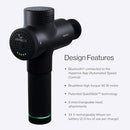 HYPERYICE HYPERVOLT PLUS, GLIDE TECHNOLOGY, 3 SPEEDS, HANDHELD - BLACK - Like New