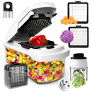 CrazyQueen Vegetable Chopper Multifunctional 2-in-1 Food Choppers Onion Chopper - Like New
