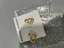 REBECCA MINKOFF GOLD EARINGS - GOLD - Brand New