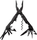 SOG POWERLITRE MINI UTILITY MULTI-TOOL 19 LIGHTWEIGHT TOOLS PL1002-CP - BLACK - Like New