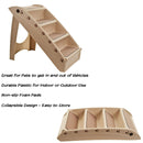 EASTONY 4 STEPS PET STAIRS FOR HIGH BEDS AND COUCHES - TAN - Like New