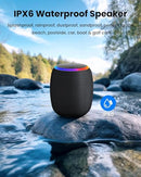 ZICOROOP BLUETOOTH SPEAKERSPORTABLE WIRELESS SPEAKER 15W STEREO SOUND - Black - Like New