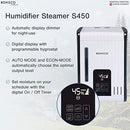 BONECO - Digital Steam Humidifier S450 - Brand New
