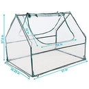 Sunnydaze Outdoor Portable Mini Greenhouse Tent - Clear - 4' x 3' - Like New