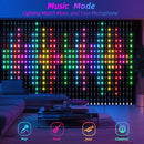Jkoeier Curtain Lights,Smart LED Wall Lights with APP&Remote,Color Changing - Like New
