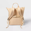 ALL IN MOTION FAUX NEOPRENE TOTE BACKPACK - TAN - Like New