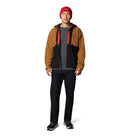 COLUMBIA MEN'S BACKBOWL II REMASTERED FULL ZIP HOODIE SIZE M CAMEL BROWN/BLACK - Brand New