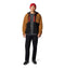 COLUMBIA MEN'S BACKBOWL II REMASTERED FULL ZIP HOODIE SIZE M CAMEL BROWN/BLACK - Brand New