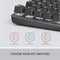 Logitech K845 Mechanical Full Size 104 Keys TTC Red Switches 920-009859 - Black - Like New