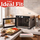 GOURMIA DIGITAL FOOD DEHYDRATOR 6 TRAYS 360° AIRFLOW GFD1610 STAINLESS STEEL - Like New