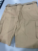 RUGGED TRAIL STRETCH FABRIC, CARGO SHORTS,MENS - SIZE: MEN 42 - KHAKI - Brand New