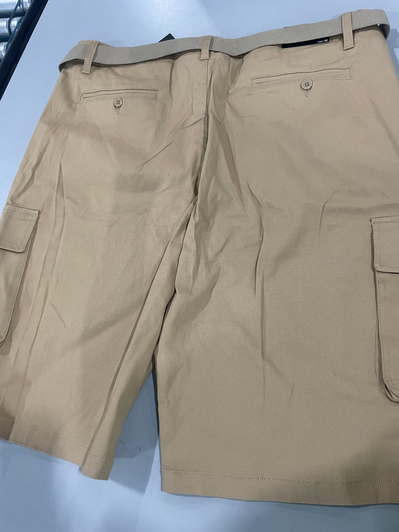 RUGGED TRAIL STRETCH FABRIC, CARGO SHORTS,MENS - SIZE: MEN 42 - KHAKI - Brand New