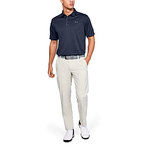 1290140 Under Armour Men's Tech Golf Polo Navy/Graphite M - Brand New