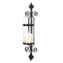 Zingz & Thingz Romantic Metal Wall Sconce Candle Holder, 4.25x4.5x19.75 - Brand New