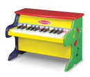 MELISSA & DOUG LEARN-TO-PLAY WOODEN MINI PIANO TOY 25 KEYS 1314 - Sky Blue - Like New