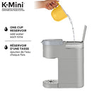 KEURIG K-MINI SINGLE SERVE K-CUP POD COFFEE MAKER, ULTRA-SLEEK DESIGN - GRAY - Like New