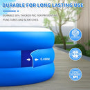OLYMSOLD Inflatable Swimming Pool Large Blow up 150 x 72 x 22 inch - Blue - Brand New