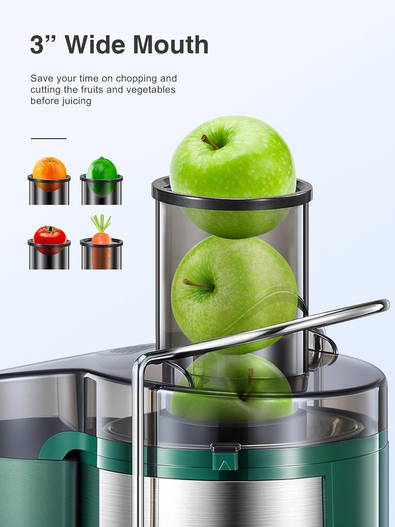 Qcen KS-500H Juicer Machine, 800W Centrifugal Juicer Extractor - Scratch & Dent