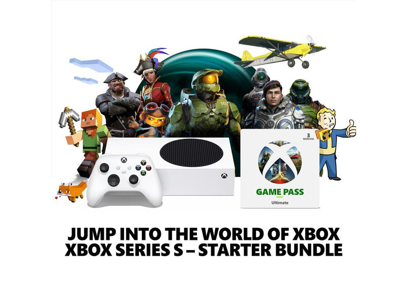 Xbox Series S + 3 Months Game Pass Ultimate Starter Bundle