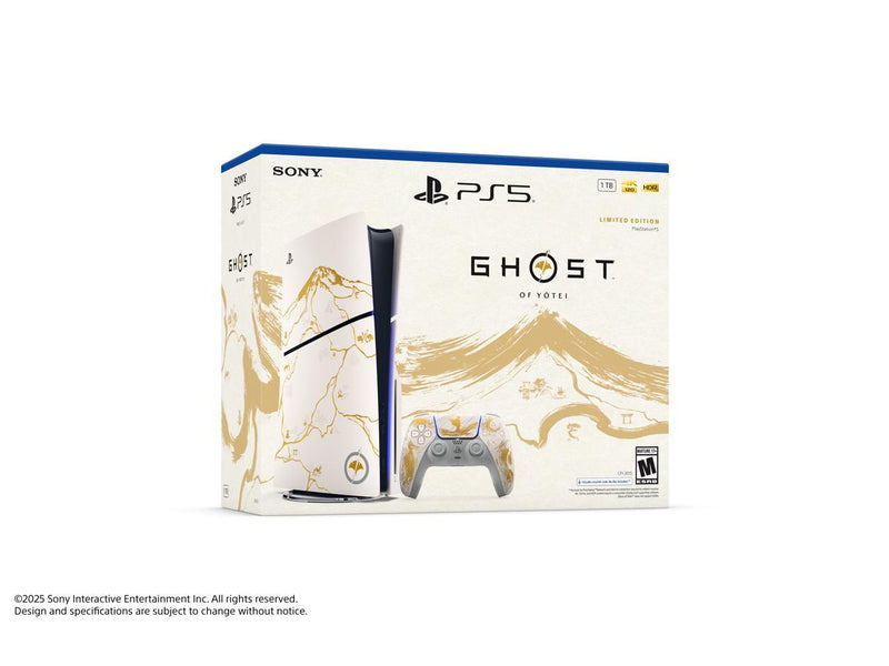 PlayStation®5 Console – Ghost of Yotei Gold Limited Edition Bundle