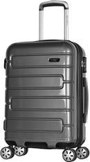 Olympia U.S.A. Nema Expandable Hardside Spinner Luggage TSA Lock 22 inch - Black - Like New