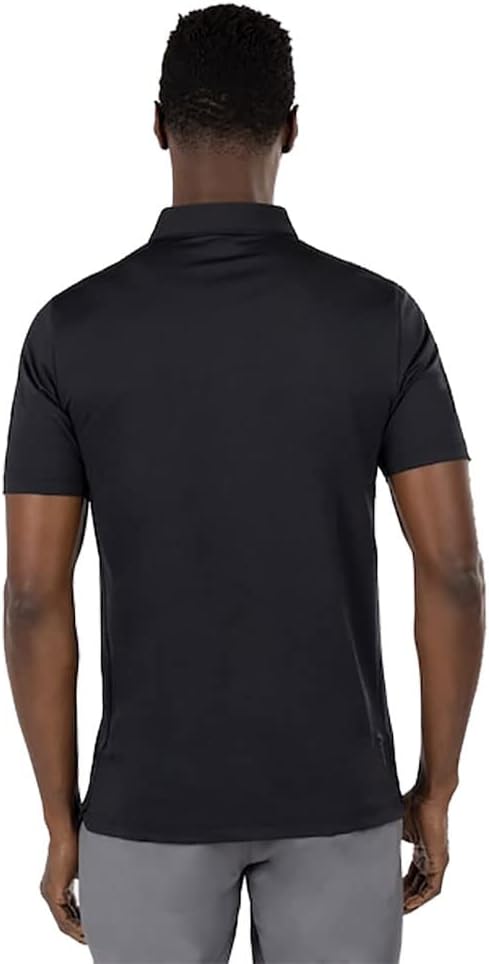 TRAVISMATHEW MEN'S HEATING UP POLO - SIZE: MEN XL - BLACK - Like New