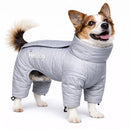 PUTWO DOGHELIOS 'THUNDER-CRACKLE' PET DOG JACKET COAT W/ TECHNOLOGY,LG,GRAY - Brand New