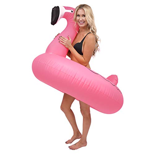 GoFloats Flamingo Pool Float Party Tube Inflatable Rafts Adults Kids - Pink - Like New