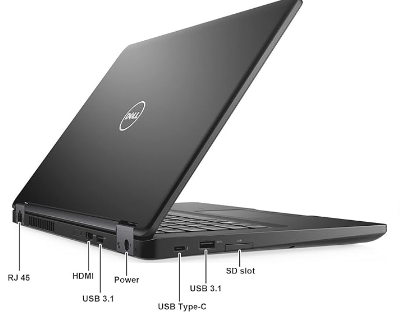 DELL LATITUDE 5480 14" HD 1366X768 I5-6200U 2.3GHz 8GB 256GB P72G001 - BLACK - Like New