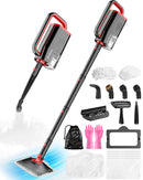 MISSSTEAM STEAM MOP CLEANER SAFE HIGH-TEMP FOR DEEP CLEANING - RED/BLACK - Like New