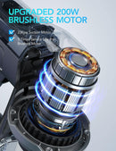 Greenote Cordless Vacuum Cleaner, 23000PA Stick Vacuum 4 in 1, 200W - Blue - Like New