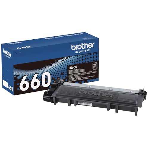 Brother Genuine High Yield Toner Cartridge, TN660, Replacement Black Toner - Brand New