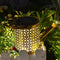 XUGENXES Watering Can with Lights, Solar Art Decor, Metal Waterproof - Bronze - Like New