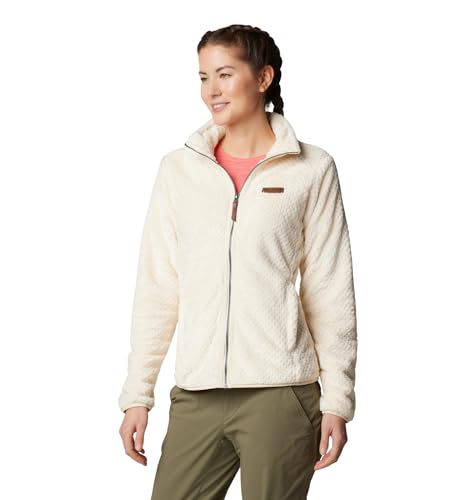 1819791 COLUMBIA WOMEN'S FIRE SIDE II SHERPA FULL ZIP - SIZE: WOMEN L - CHALK - Brand New