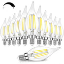 TOBUSA DIMMABLE E12 CANDELABRA LED BULBS 60 WATT INCANDESCENT - 6 Pack - Like New