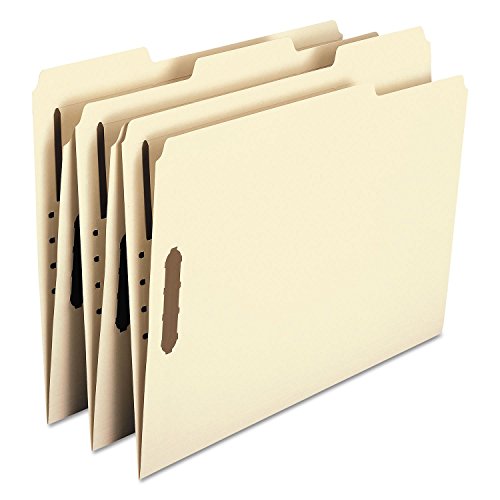 Smead Fastener File Folder, 2 Fasteners, Reinforced 1/3-Cut Tab, 50 Box - Brand New