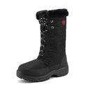 DREAM PAIRS Goose Black Faux Fur Knee High Winter Snow Boots Size 12 M - Like New